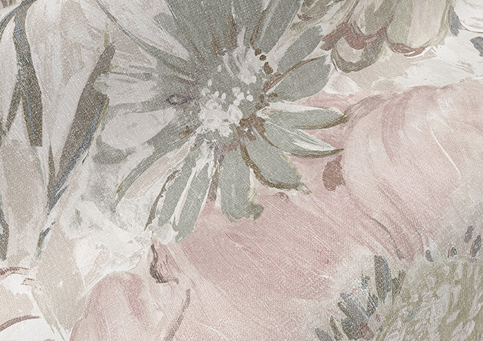 Spring Garden, Dusky Rose - Roman Blind - Image 4
